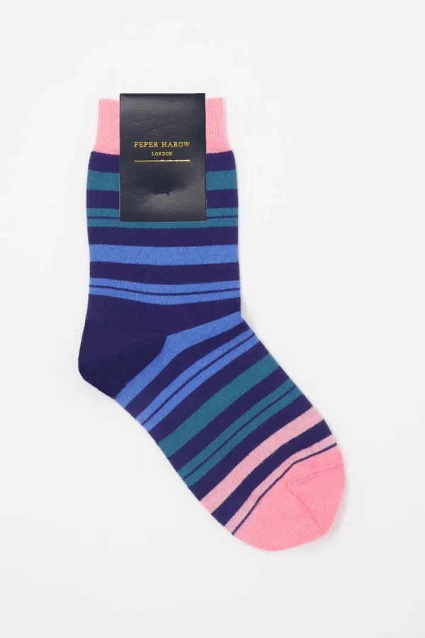 Elizabeth Blueberry Socks, Unisex